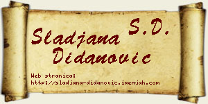 Slađana Didanović vizit kartica